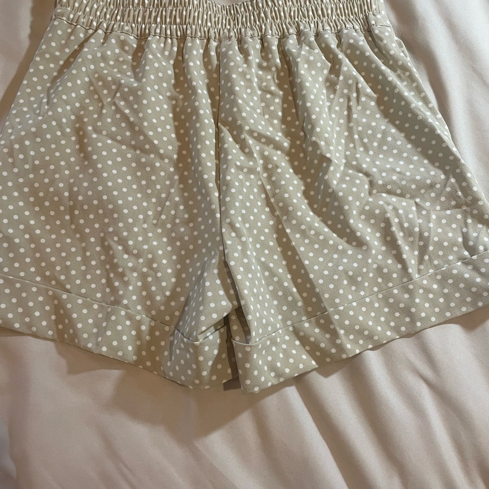 7th Avenue New York &‎ Company Polka Dot Short Set in Black and Cream, Size 6 - Picture 10 of 13